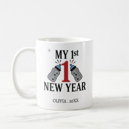 Personalized My First New Year Mug – Custom Name Koffiemok