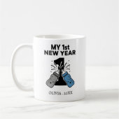 Personalized My First New Year Mug – Custom Name Koffiemok (Links)