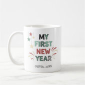Personalized My First New Year Mug – Custom Name Koffiemok (Links)