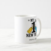 Personalized My First New Year Mug – Custom Name Koffiemok (Voorkant rechts)