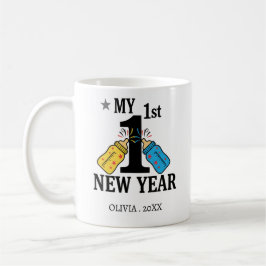 Personalized My First New Year Mug – Custom Name Koffiemok