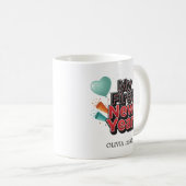 Personalized My First New Year Mug – Custom Name Koffiemok (Voorkant rechts)