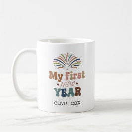 Personalized My First New Year Mug – Custom Name Koffiemok
