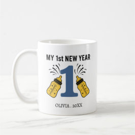 Personalized My First New Year Mug – Custom Name Koffiemok