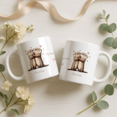 Personalized My Heart Is Yours Otter Mug Koffiemok