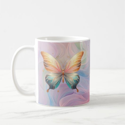 Personalized Mystic Butterfly Mug Koffiemok (Links)