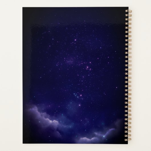 Personalized Mythical Leave a Little Sparkle Planner (Achterkant)
