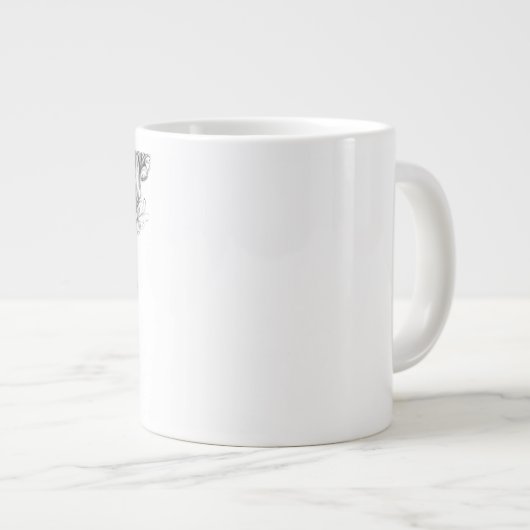 Personalized Mythological Phoenix Mug Grote Koffiekop (Voorkant rechts)