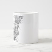Personalized Mythological Phoenix Mug  Grote Koffiekop (Voorkant)