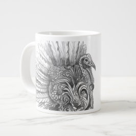 Personalized Mythological Turkey Mug Grote Koffiekop