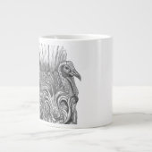 Personalized Mythological Turkey Mug Grote Koffiekop (Voorkant)