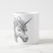 Personalized Mythological Unicorn Mug Grote Koffiekop (Voorkant)