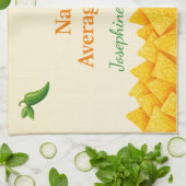 Personalized Nacho Average Cook Funny Tea Towel  Theedoek (Gevouwen)