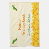 Personalized Nacho Average Cook Funny Tea Towel  Theedoek (Verticaal)