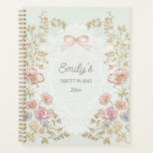 Personalized Name 2026 Weekly Monthly Floral  Planner (Voorkant)