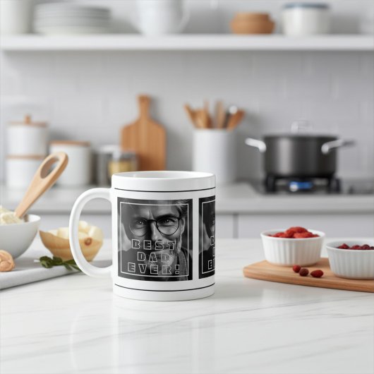 Personalized Name and Photo Father's Day Koffiemok