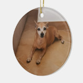 Personalized Name And Photo Pet Memorial Keramisch Ornament (Links)