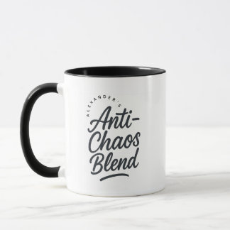 Personalized Name Anti-Chaos Blend Gift Coffee Mok