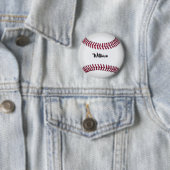 Personalized Name Baseball Ronde Button 5,7 Cm (In situ)