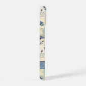 Personalized Name Blue Wildflowers iPhone 15 Case (Rechterkant)