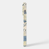 Personalized Name Blue Wildflowers iPhone Hoesje (Linkerkant)