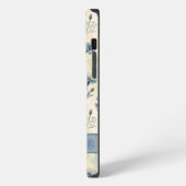 Personalized Name Blue Wildflowers iPhone Hoesje (Linkerkant)