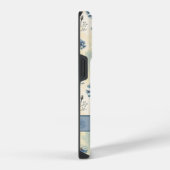 Personalized Name Blue Wildflowers iPhone Hoesje (Rechterkant)