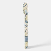 Personalized Name Blue Wildflowers iPhone Hoesje (Linkerkant)