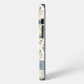 Personalized Name Blue Wildflowers iPhone Hoesje (Linkerkant)