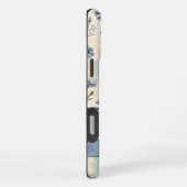 Personalized Name Blue Wildflowers iPhone Hoesje (Rechterkant)