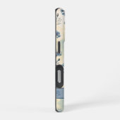 Personalized Name Blue Wildflowers iPhone Hoesje (Rechterkant)