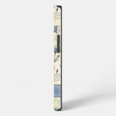 Personalized Name Blue Wildflowers iPhone Hoesje (Linkerkant)