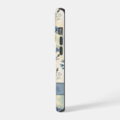 Personalized Name Blue Wildflowers iPhone Hoesje (Linkerkant)