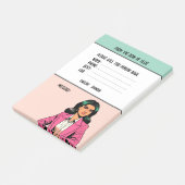 Personalized Name Business Phone Message Office Post-it® Notes (Schuin)