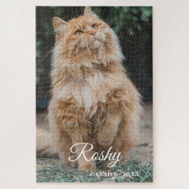 personalized name cat Photo Jigsaw Puzzle Legpuzzel