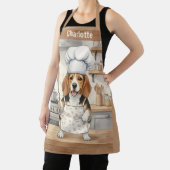 Personalized Name Cooking Beagle Dog Chef Schort (Insitu)