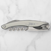 Personalized Name Corkscrew Elegant Wine Opener  (Achterkant)