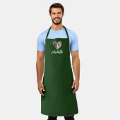 Personalized name, Custom barista apron Schort (Gedragen)