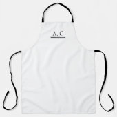 Personalized name, Custom barista apron Schort (Voorkant)