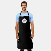 Personalized name, Custom barista apron Schort (Gedragen)