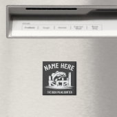 Personalized Name Dock Shadow Bass Magneet (Insitu (Vaatwasser))