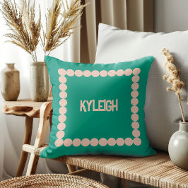 Personalized Name Dorm Room Decor, Custom Kussen