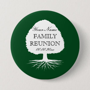 Personalized name familie reunion party buttons
