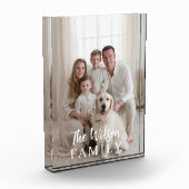 Personalized Name Family Photo Fotoblokken (Links)