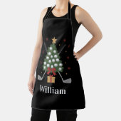 Personalized Name Golf Tree Equipment Christmas  Schort (Insitu)