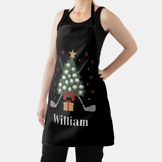 Personalized Name Golf Tree Equipment Christmas  Schort (Insitu)