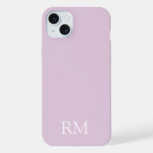PERSONALIZED NAME INITIËLE STIJLVOOL MODERN MINIMA iPhone HOESJE (Achterkant)