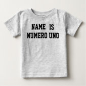 Personalized Name Is Numero Uno (Voorkant)