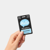 Personalized Name Lanyard | Custom Business Event  Badge (Handheld)