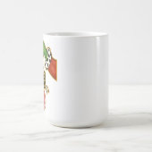 personalized Name Leopard Bow Parrot Ornament Magische Mok (Midden)